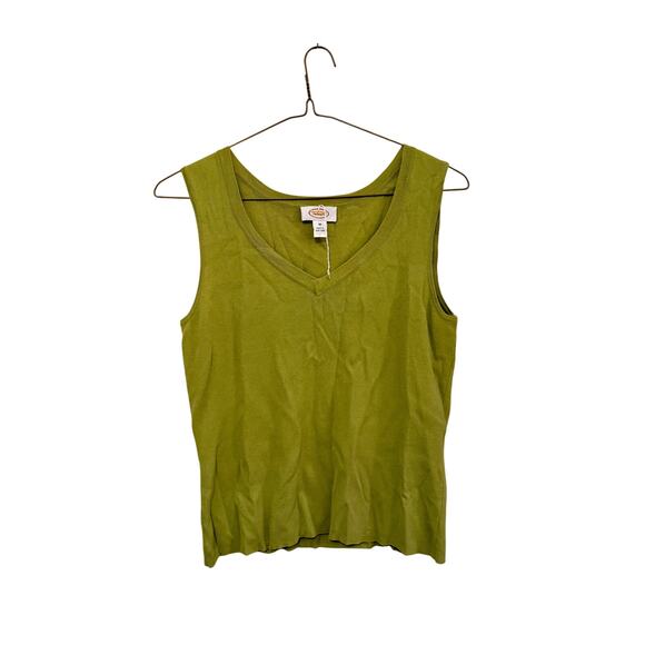 Shirt/Sweater Set, Moss Green Talbots Size L - Picture 2 of 7